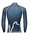 DIVE & SAIL Swimming Rash Guard Long Sleeve UV Shirt UPF 50 Protection Fast Dry Swimsuit for Aquatics Slate M