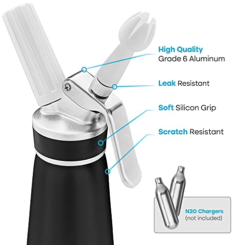 Professional Whipped Cream Dispenser Set LeakResistant Grade 6