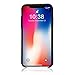 JISONCASE iPhone X Leather Case, iPhone X Case, Vintage Series Slim Back Case Grip Cover with Metallic Buttons for 2017 Apple iPhone X 5.8