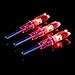 aokur 3PCS 6.2mm Automatic Led Lighted Nock Crossbow Arrow Nock for Hunting Shooting (Red)