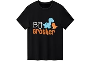 Xinhuida Twins Kids T Shirt Tops Baby Boy Girls Big Sister Brother Little Sis Bro Tees Sibling Matching Outfit Summer Clothes