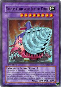 Yu-Gi-Oh! - Super Vehicroid Jumbo Drill (POTD-EN036) - Power of the Duelist - 1st Edition - Ultimate Rare