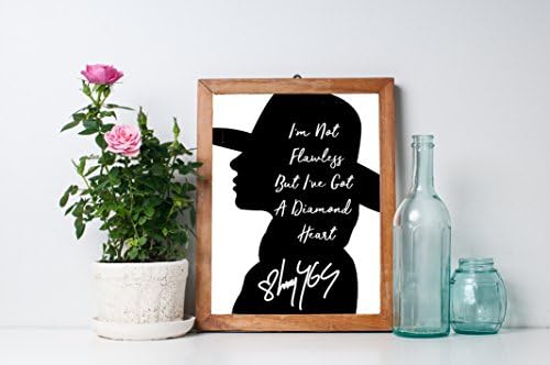 Katharas Lady Gaga I'm Not Flawless - Limited Poster Artwork - Professional Wall Art Merchandise - Singer, Born This Way, A Star is Born
