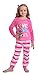 Shopkins Girls' Big Girls' Luxe Plush 2-Piece Pajama Snuggle Set, Pink, 10