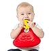 Bumkins Silicone Teether, DC Comics Textured, Soft, Flexible, Bacteria Resistant – The Flash