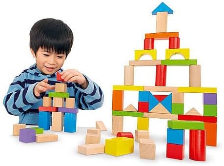 Imaginarium Wooden Block Set - 75-Piece