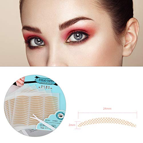 3D Lace Eye Lids Lift Stickers, Natural Invisible Slim One-sided Double Eyelid Tapes, Medical Fibre, Instantly Eyelids Lift Without Surgery, Perfect for Uneven/Single/Droopy/Hooded/Sagging Eyelids