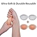 LLMoon Silicone Bra Pads Inserts, Transparent Cleavage, Enhancing Breast Pads(2 Pairs)
