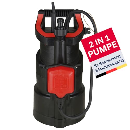 T.I.P. Regenfass-Tauchdruckpumpe Gartenpumpe Komplettset 3.200 l/h & 2,4bar