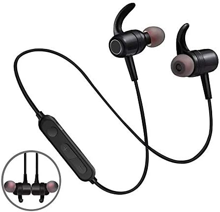 Aukiss Magnetic Wireless in-Ear Earphones, Sport Fit Design Bluetooth Earbuds Headphones, Sweatproof Headsets(Bluetooth 4.2 Super Sound Quality)