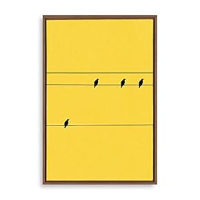 Framed Canvas Wall Art for Living Room, Bedroom Simple Style Theme Canvas Prints for Home Decoration Ready to Hang - 16x24 inches