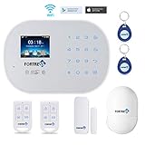 Wi-Fi 3G/4G GSM Security Alarm System- S6 Titan Starter Kit Wireless DIY Home and Business Security System Kit by Fortress Security Store- Easy to install