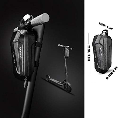 Sac de Trottinette Électrique, Faireach Sac de Rangement pour Scooter Étanche Sacoche Guidon de Grande Capacité pour Xiaomi M365 Segway Ninebot E ES1/ES2/ES3/ES4