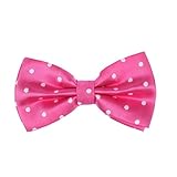 DBD3D01 Multi Polka Dots Microfiber Mens Pre-tied Bow Tie By Dan Smith