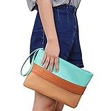 Unique Design Women's Mixed Color Clutch Handbags Wristlets Mother's Day Gift