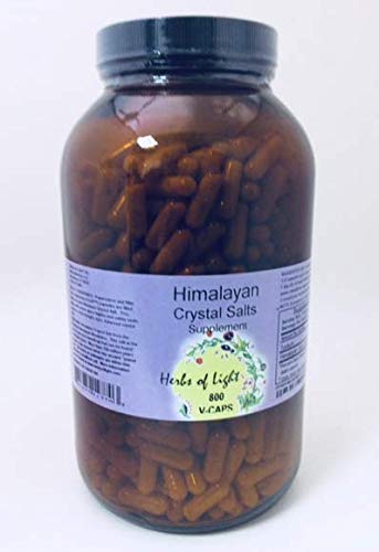 Himalayan Crystal Salts Capsules Herbs of Light 800 Caps Himalayan Crystal Salts Capsules Herbs of Light 800 Caps