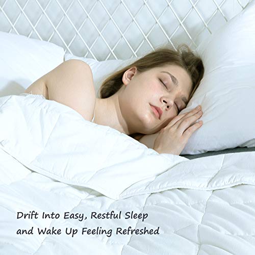 image for Beauty Kate Weighted Blanket Adult 20 lbs 60''x80'' Queen Size, 100% O