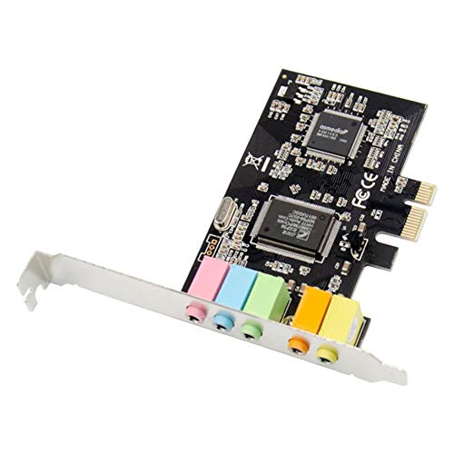 PCIE sound card CMI8738 chip 5.1 channel stereo Audio Sound Card w/Low Express 5.1ch Profile PCI-E