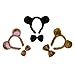 SeasonsTrading Brown Bear Ears & Bow Tie Costume Set ~ Halloween Costume Kit