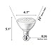 Philips LED Non-Dimmable PAR38 25-Degree Flood Light Bulb: 1000-Lumen, 5000-Kelvin, 11-Watt (90-Watt Equivalent), E26 Base, Daylight, 4-Pack