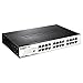 D-Link DGS-1024D, Ethernet Switch, 24 Port Gigabit Unmanaged Fanless Network Hub Desktop or Rack Mountable, Black