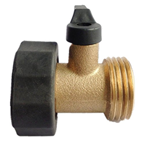 Heavy Duty Brass Garden Hose Connector Shut Off Valve Water