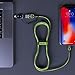 Volutz ArmorCord Lightning Cable (6ft), MFi Certified Fast Charger, Compatible with iPhone Xs/XS Max/XR/X / 8/8 Plus / 7/7 Plus / 6/6 Plus / 5 / 5S and More (Moss-Green)