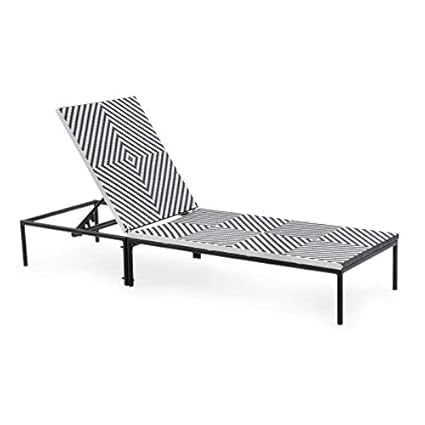Amazon Com Black White Modern Geometric Woven Resin Wicker
