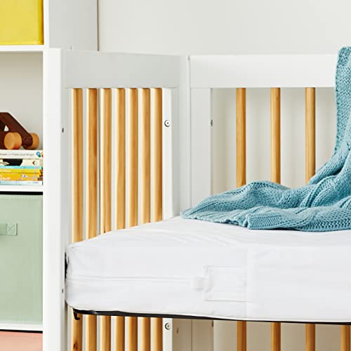 Amazon Basics Waterproof Zippered Crib Mattress Protector Encasement