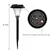 Twinkle Star Solar Path Lights Solar Garden Lights Outdoor LED Solar Landscape Lights Outdoor Garden Lights (8 Pack)