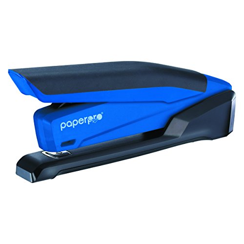 Bostitch Office InPower Spring-Powered Desktop Stapler, Blue (1122)