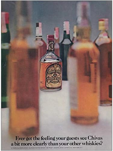 1971 Chivas Regal: Ever Get The Feeling Your Guests See Chivas, Chivas Print Ad
