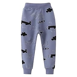 Ysoea Toddler Boys Excavator Print Sweatpants