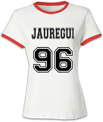 CHALZ Women's Lauren Jauregui 96 100% Cotton T-shirt XXL Red