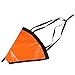MOOCY 53-Inch Drift Sock Sea Anchor Drogue, High Visibility Orange Sea Brake for Kayaks/Marine Boat/Yacht/Jet Ski/Inflatable/Power Boat/Sail Boat