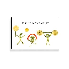 Framed Canvas Wall Art for Living Room, Bedroom Fruits Canvas Prints for Home Decoration Ready to Hanging - 16x24 inches