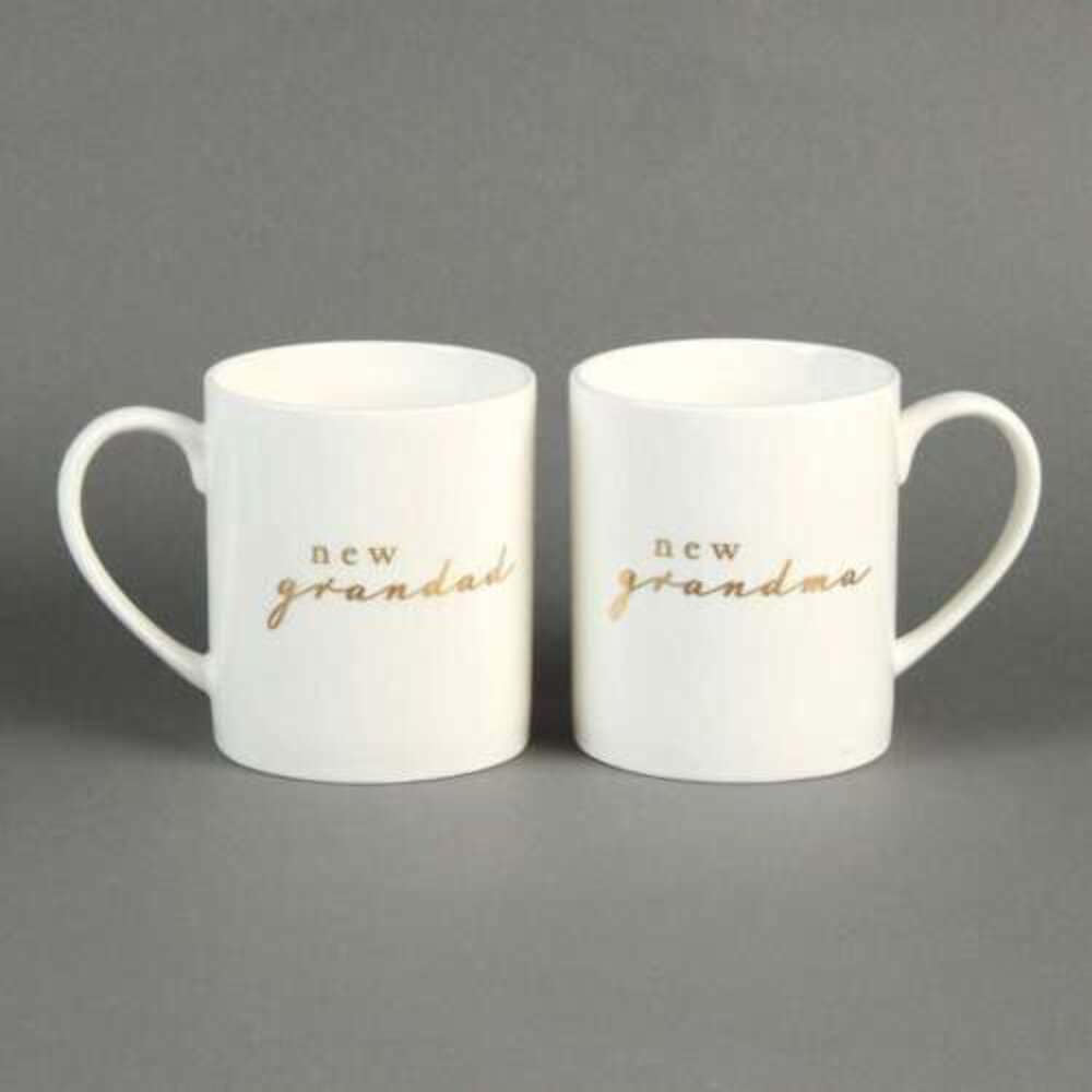Bambino Gift Set - New Grandma & Grandad~ Two Ceramic Mug Sets