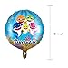 4 pcs Cute Shark Balloons Party Supplies,18 Inch Large Balloons, Balloons For Shark Theme Birthday Party Decorations