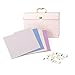 U Brands Expandable File Folder Organizer, Fashion File Folders, Office Accessory Value Pack, Pink