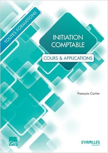 Amazonfr Initiation Comptable Cours Applications - 