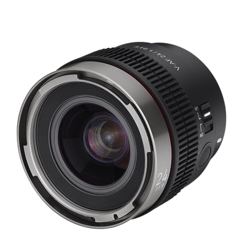 SAMYANG V-AF 24mm T1, 9 FE fuer Sony E, Videoobjektiv, Auto Fokus Objektiv, Cine Lens 8K Unterstuetzung, Custom Switch und Button