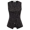 GRACE KARIN Damesvest jacquard zonder mouwen