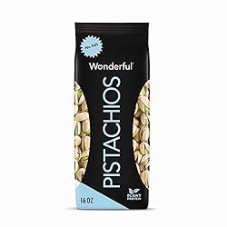 Wonderful Pistachios In Shell, Roasted with No Salt