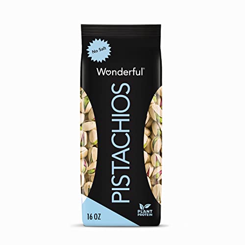 Wonderful Pistachios In Shell, Roasted with No Salt