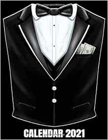 Calendar 2021: Bachelor & Casino Bow Tie Tuxedo Calendar ...