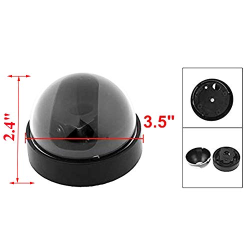 Yohii Fakes Dummy Security Camera Cover, 3.5" Dia Indoor Outdoor CCTV Dome Cover Camera Housing Case