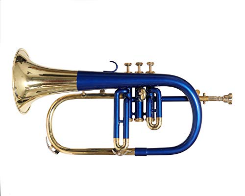 MOONFLAG, FLUGEL HORN BLUE 3 VALVE Bb