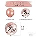 36pc Rose Gold Balloons & Rose Gold Confetti Balloons Set - 12 inch Premium Latex Balloon for Rose Gold Party Decorations, Bridal Shower Balloons, Bachelorette Party Decorations, Wedding Decorations