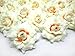 (24) Silk Cream Roses Flower Head - 1.75