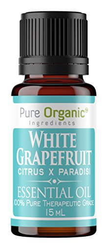 White Grapefruit Essential Oil (15 ml) by Pure Organic Ingredients, Convenient Dropper Cap, Sweet, Tangy, and Vivacious Aroma That Beautifies The Skin, Enriches The Inner-Self, Invigorates The Mind